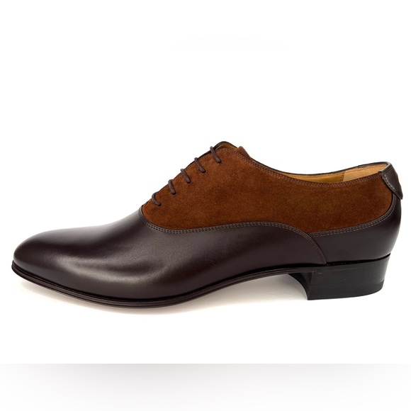 Gucci Oxford Suede Leather GG Logo Lace-up Men Loafers UK 13 - US 13.5 - EU 47 - Picture 3 of 9